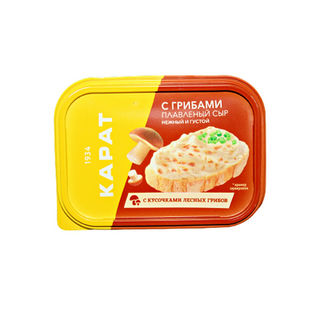 Сыр плавл.сливочный Янтарь Карат с грибами 45% 200г